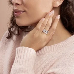 Histoire d'Or Bague Ireneo Argent Blanc Oxyde De Zirconium Clearance