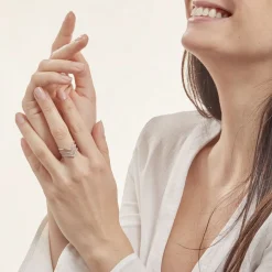 Histoire d'Or Bague Irina Argent Blanc Oxyde De Zirconium Best