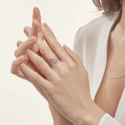 Histoire d'Or Bague Irina Argent Blanc Oxyde De Zirconium Best