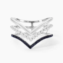 Histoire d'Or Bague Irina Argent Blanc Oxyde De Zirconium