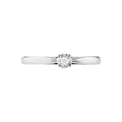 Histoire d'Or Bague Iris Platine Blanc Diamant