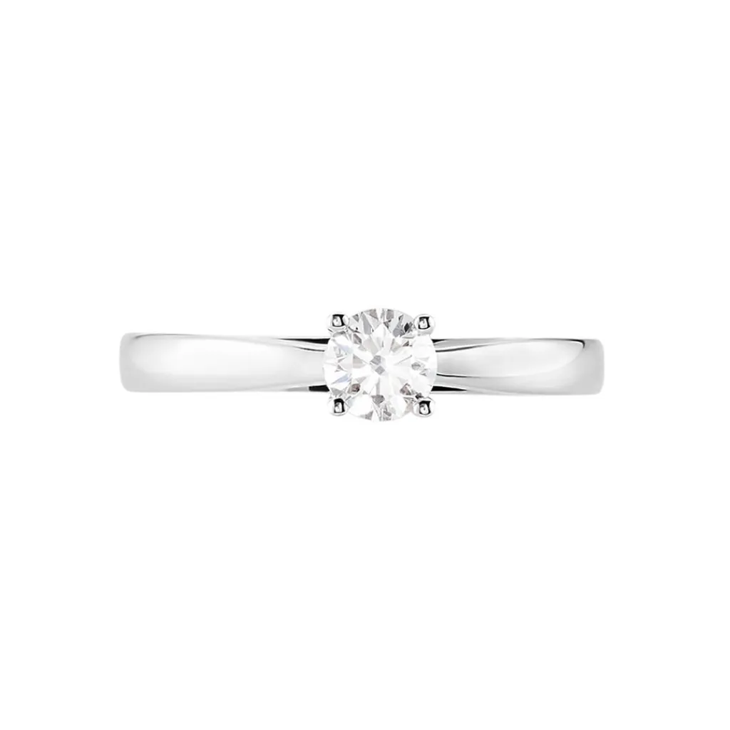 Histoire d'Or Bague Iris Platine Blanc Diamant Outlet