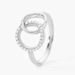 Histoire d'Or Bague Isabel Argent Blanc Oxyde De Zirconium Sale