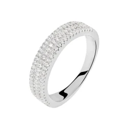 Histoire d'Or Bague Isora Argent Blanc Oxyde De Zirconium Best