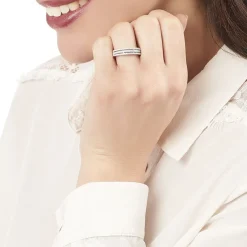 Histoire d'Or Bague Isora Argent Blanc Oxyde De Zirconium Best