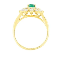 Histoire d'Or Bague Ivan Et Diamant or jaune emeraude Clearance