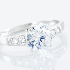 Histoire d'Or Bague Ivonne Or Blanc Oxyde De Zirconium Hot