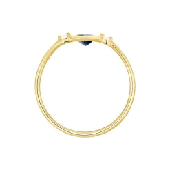 Histoire d'Or Bague Jahyna Or Jaune Saphir Et Diamant New