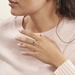 Histoire d'Or Bague Jahyna Or Jaune Saphir Et Diamant New