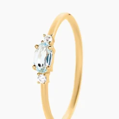 Histoire d'Or Bague Jardin Secret Or Jaune Topaze Oxyde De Zirconium Best