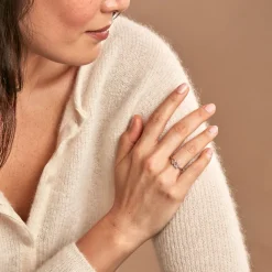 Histoire d'Or Bague Jardins D'hiver Plaqué Or Jaune Oxyde De Zirconium New