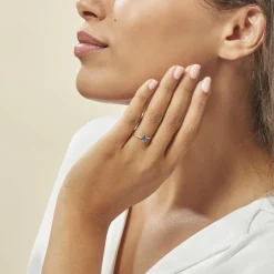 Histoire d'Or Bague Jehane Et Diamant or jaune saphir Clearance