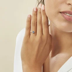 Histoire d'Or Bague Jehane Et Diamant or jaune saphir Clearance