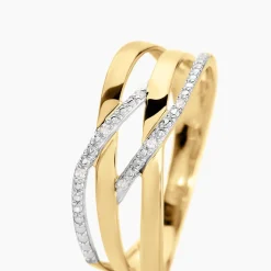 Histoire d'Or Bague Joassine Or Jaune Diamant Hot