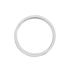 JOURDAN Bague Jonc Maewen Acier Blanc Outlet