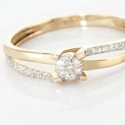 Histoire d'Or Bague Josane Or Jaune Diamant Hot