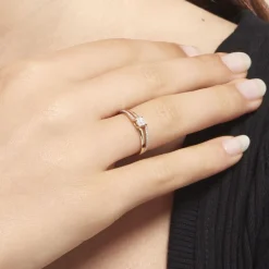 Histoire d'Or Bague Josane Or Jaune Diamant Hot