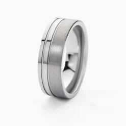 JOURDAN Bague Jume Tugstene Blanc Outlet