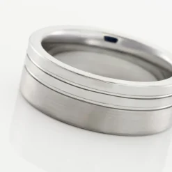 JOURDAN Bague Jume Tugstene Blanc Outlet