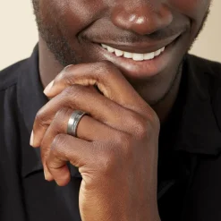 JOURDAN Bague Jume Tugstene Blanc Outlet