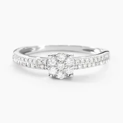 Histoire d'Or Bague Julia or blanc diamant Discount