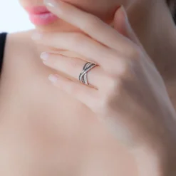 Histoire d'Or Bague Julianne Or Blanc Diamant Best