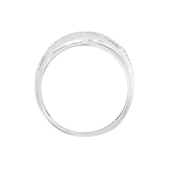 Histoire d'Or Bague Julianne Or Blanc Diamant Divers Hot
