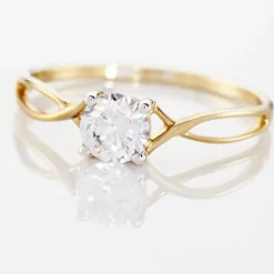 Histoire d'Or Bague Karlena Or Jaune Oxyde De Zirconium Online