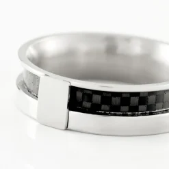 JOURDAN Bague Karly Acier Blanc Best