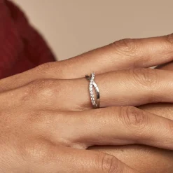 Histoire d'Or Bague Kassandre Argent Blanc Oxyde De Zirconium Outlet