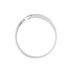 Histoire d'Or Bague Kateryn Argent Blanc Oxyde De Zirconium New