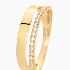 Histoire d'Or Bague Katiana De Zirconium or jaune oxyde Hot