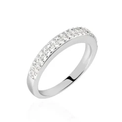 Histoire d'Or Bague Kelsy Argent Blanc Oxyde De Zirconium Best