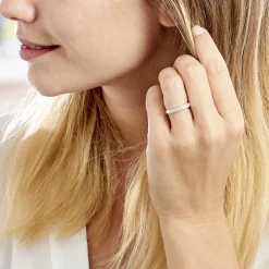 Histoire d'Or Bague Kelsy Argent Blanc Oxyde De Zirconium Best