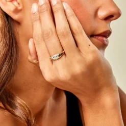 Histoire d'Or Bague Khadiga Or Jaune Diamant Hot