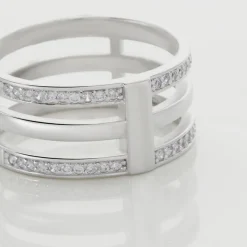 Histoire d'Or Bague Kirsten Argent Blanc Oxyde De Zirconium Sale