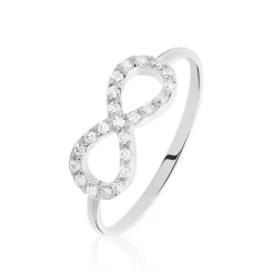 Histoire d'Or Bague Klothilda De Zirconium or blanc oxyde Sale