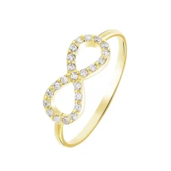 Histoire d'Or Bague Klothilda De Zirconium or jaune oxyde Online