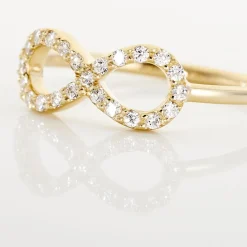 Histoire d'Or Bague Klothilda De Zirconium or jaune oxyde Online