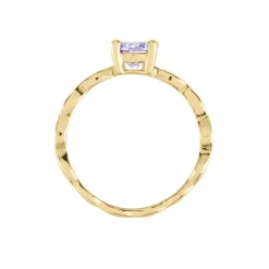 Histoire d'Or Bague Kurt Plaqué Or Jaune Oxyde De Zirconium plaqué or jaune oxyde lavande Sale