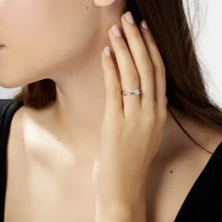 Histoire d'Or Bague Kuta Or Blanc Diamant Hot