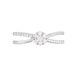 Histoire d'Or Bague Kuta Or Blanc Diamant Clearance