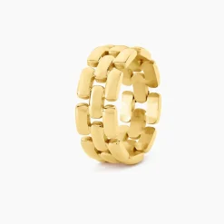 Histoire d'Or Bague Lady Code Acier Jaune Clearance