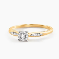 Histoire d'Or Bague Lakeshia Or Jaune Diamant Clearance