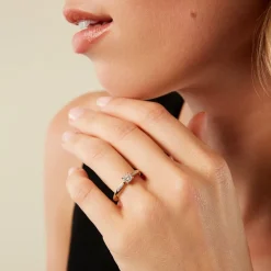 Histoire d'Or Bague Lakeshia Or Jaune Diamant Clearance