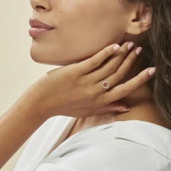 Histoire d'Or Bague Laureen Argent Blanc Oxyde De Zirconium New
