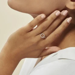 Histoire d'Or Bague Laureen Argent Blanc Oxyde De Zirconium New