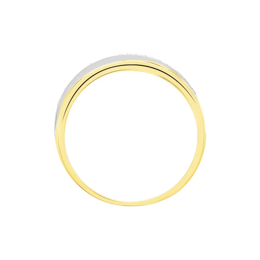Histoire d'Or Bague Layan Or Tricolore Diamant Best