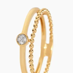 Histoire d'Or Bague Lazzaro Or Jaune Diamant Clearance