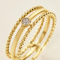Histoire d'Or Bague Lazzaro Or Jaune Diamant Clearance
